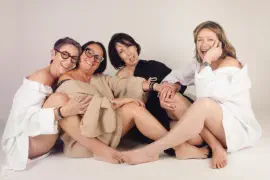 mélange de photographies de femmes réalisées en studio photo - photographies expressives et émotionnelles - studio photo haut de gamme à lyon - Emilie Minary studio 